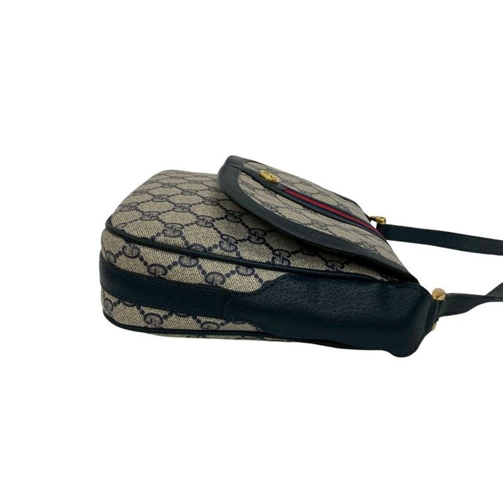 Gucci Old Gucci GG Logo Leather Shoulder Bag - Picture 8 of 10